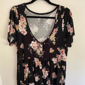 Torrid Floral High-Low Tunic